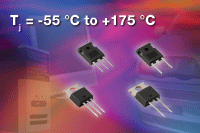 Vishay推出高溫應用的第5 代高性能100-V Schottky二極管係列