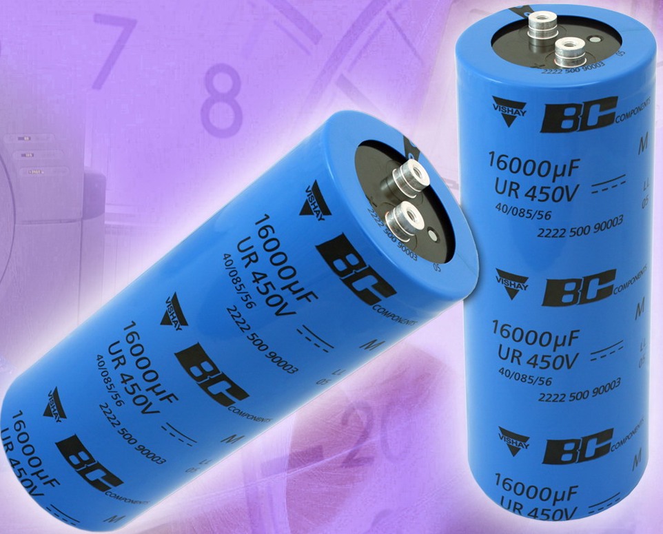 500 PGP-ST係列：Vishay發布新功率鋁電容器適用於電源和脈衝電源