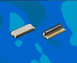 0.2毫米間距，0.9毫米高度FPC 零插入力連接器