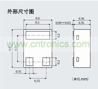 實現世界最小尺寸，大幅減少安裝麵積