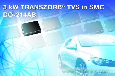 圖題：Vishay新款表麵貼裝TRANSZORB雙向TVS