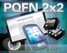 IR新款超小型功率MOSFET，可用於低功耗電子產品