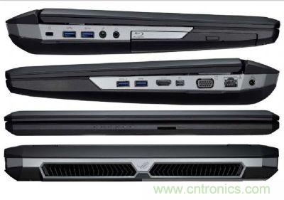 圖1：華碩新款高階筆記本電腦，預計搭載Thunderbolt高速傳輸接口