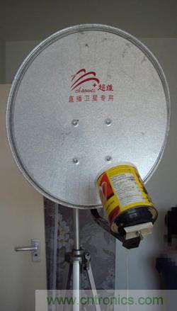 最簡單使用的天線&mdash;&mdash;罐頭天線，可做正饋大鍋饋源！ 