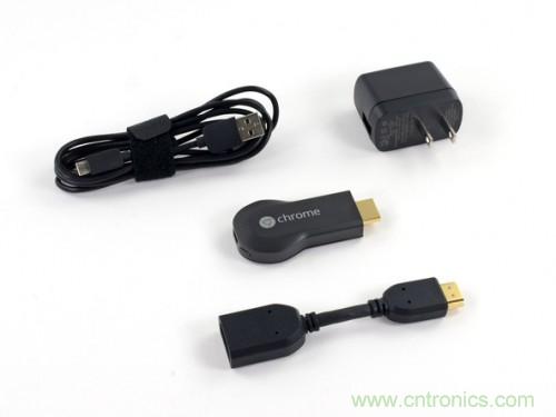 拆解新一代顛覆性產品： 穀歌Chromecast電視棒內部探秘