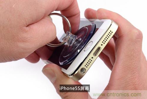 土豪金iPhone 5S拆解：內部結構升級，維修難度增加