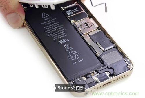 土豪金iPhone 5S拆解：內部結構升級，維修難度增加