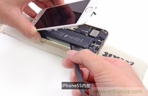 土豪金iPhone 5S拆解：內部結構升級，維修難度增加