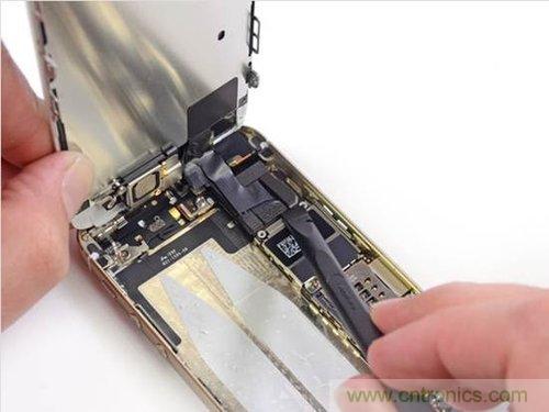 土豪金iPhone 5S拆解：內部結構升級，維修難度增加