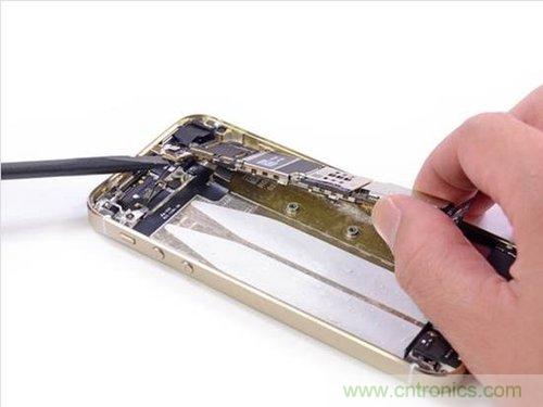 土豪金iPhone 5S拆解：內部結構升級，維修難度增加
