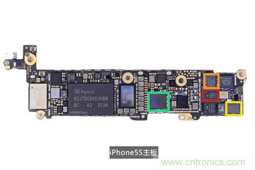 土豪金iPhone 5S拆解：內部結構升級，維修難度增加