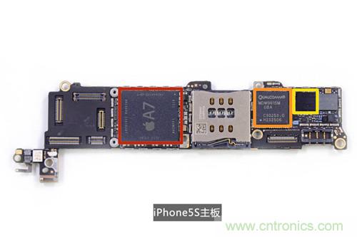 土豪金iPhone 5S拆解：內部結構升級，維修難度增加