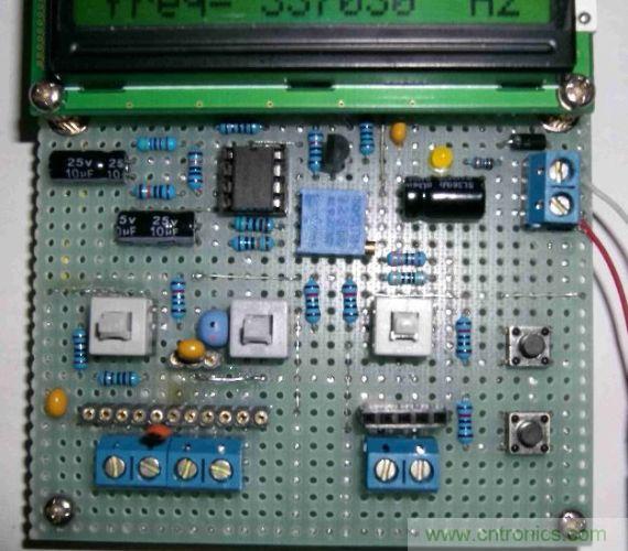 DIY集電容、電感和頻率為一體的測量儀器