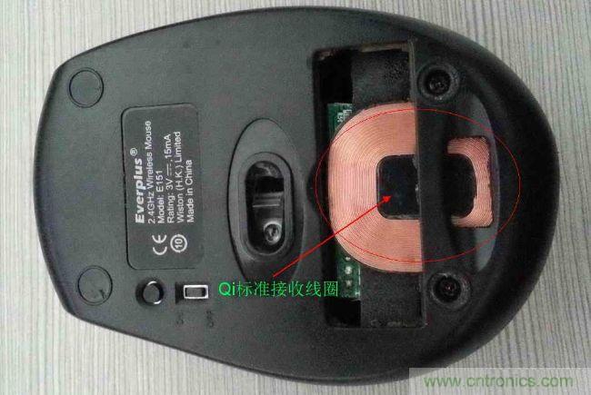 廢物利用，改裝Qi無線充電鼠標