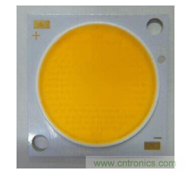 待測鏡麵鋁COB光源外觀