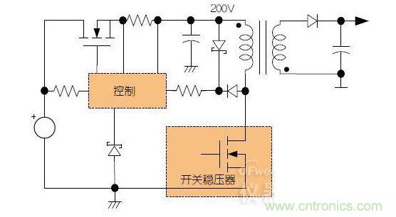 預穩壓器簡化轉換器設計，能夠使用更小、更低成本的元器件