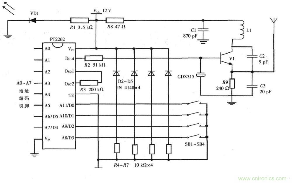智能家居遠距離照明控製的無線遙感開關係統設計