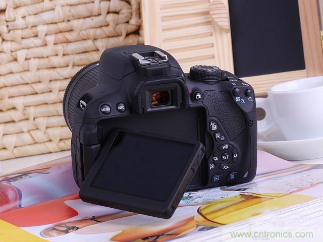 佳能700D黑色背麵圖