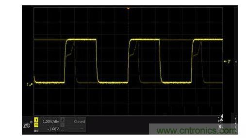330，000wfms/s波形刷新率下觀察的波形信息