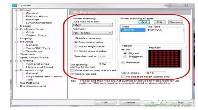 利用支持射頻設計的PCB shejigongju，ninkeyishezhiyongyushengchengguokongmoshideshejiguize，bingzidongzainindeshejizhongqiangzhishishizhexieguize，congerjieshengnindeshijianhequebaofuhenindesuoyoushejiguize。