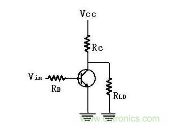 將負載接於三極管開關電路的改進接法