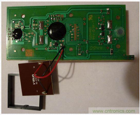 圖6：太陽能電池反麵。