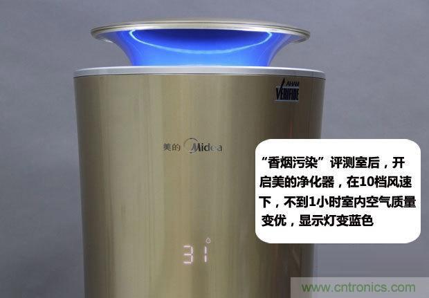  美的KJ500G-A11空氣淨化器評測：穹頂之下共呼吸