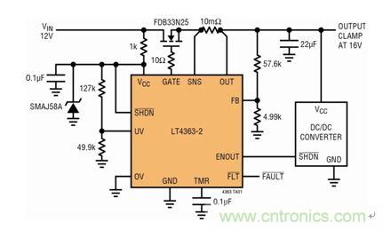 為電過應力事件提供高效浪湧保護