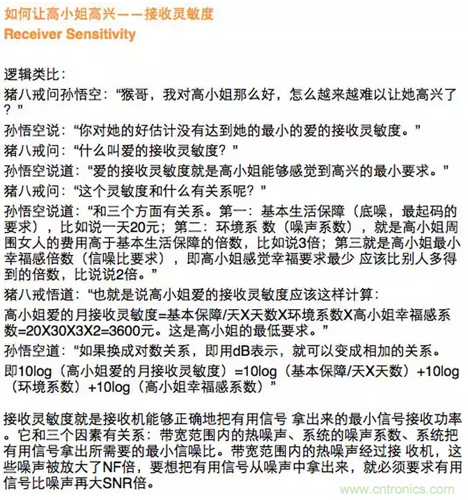 這樣比喻無線通信中的那些專業術語，也是沒誰了