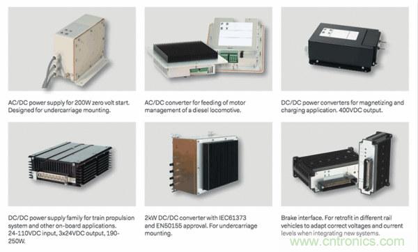 電動軌道牽引係統需要專門的電源管理