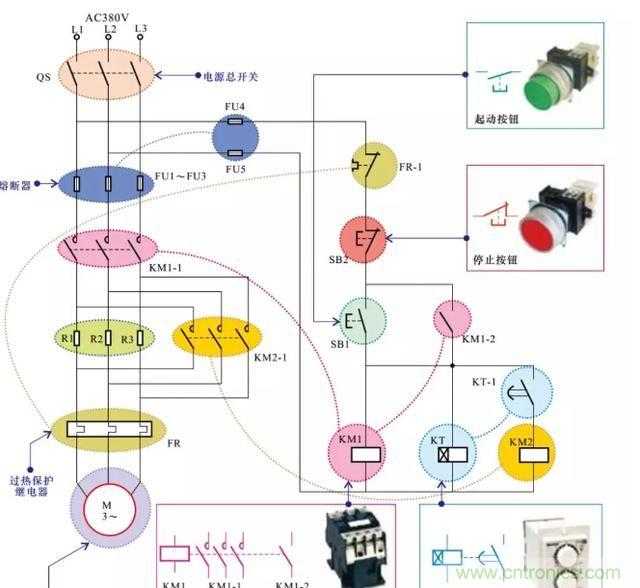 電阻器在電動機實現降壓和限流起到什麼作用？