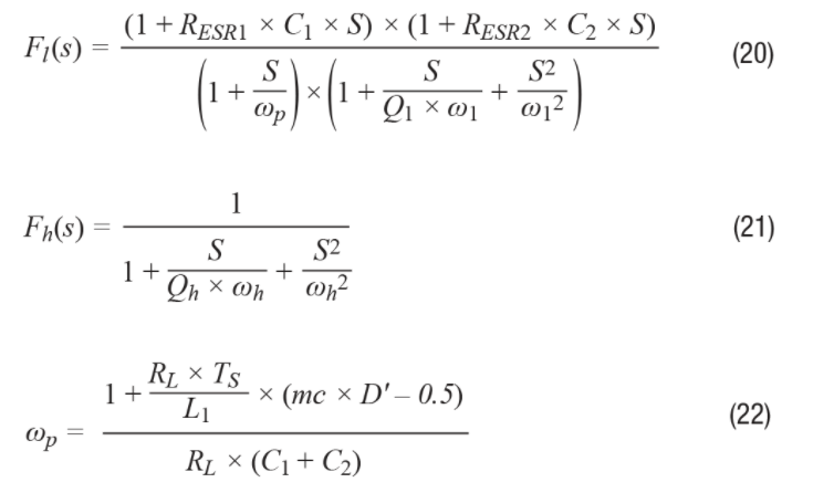 帶有次級LC濾波器的電流模式降壓轉換器的建模與控製