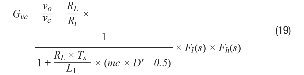 帶有次級LC濾波器的電流模式降壓轉換器的建模與控製