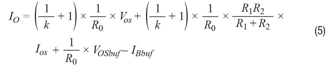 高精度、快速建立的大電流源