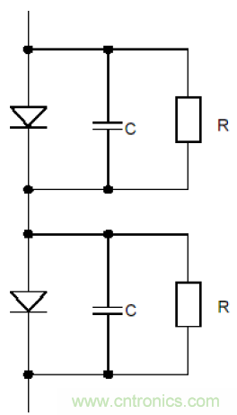 二極管串聯請注意均壓，並聯請注意均流！