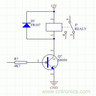 繼電器為何要並聯二極管