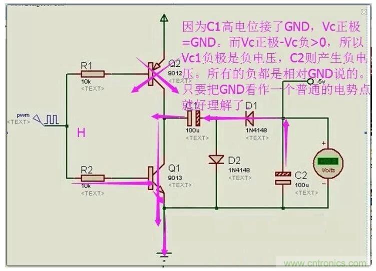 負壓是怎麼產生的？附電路詳細分析