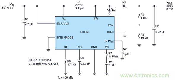 【幹貨】用於通信的高壓升壓和反相轉換器