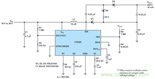 【幹貨】用於通信的高壓升壓和反相轉換器
