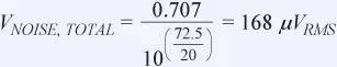 信號鏈中放大器噪聲對總噪聲有多少貢獻？
