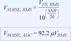 信號鏈中放大器噪聲對總噪聲有多少貢獻？