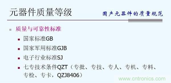 元器件應用可靠性如何保證，都要學習航天經驗嗎？