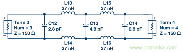 通信係統中接收鏈的差分濾波器設計