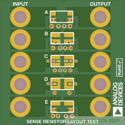 改進低值分流電阻的焊盤布局，優化高電流檢測精度