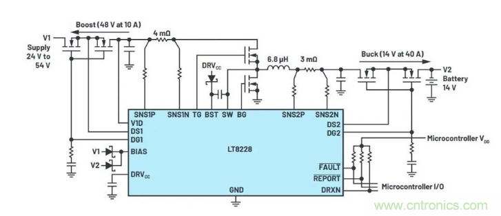 簡化雙電池電源係統，48 V/12 V汽車應用指日可待