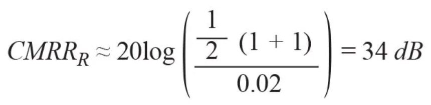 提高差分放大器的共模抑製比，電阻的選擇很關鍵