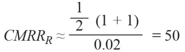 提高差分放大器的共模抑製比，電阻的選擇很關鍵