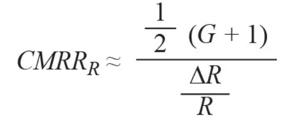 提高差分放大器的共模抑製比，電阻的選擇很關鍵