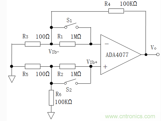 解析一種便於實現的放大器偏置電流Ib測量方法與仿真