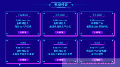 投票開始啦！&ldquo;&lsquo;維科杯&rsquo;2020（第五屆）中國物聯網行業年度評選&rdquo;大獎將花落誰家？